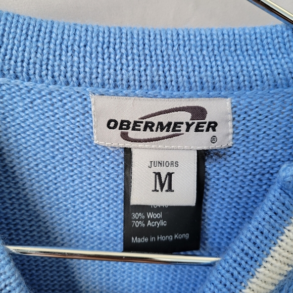 Obermeyer Jennifer Wool Blend Pullover Crew Neck Sweater M - Picture 10 of 12